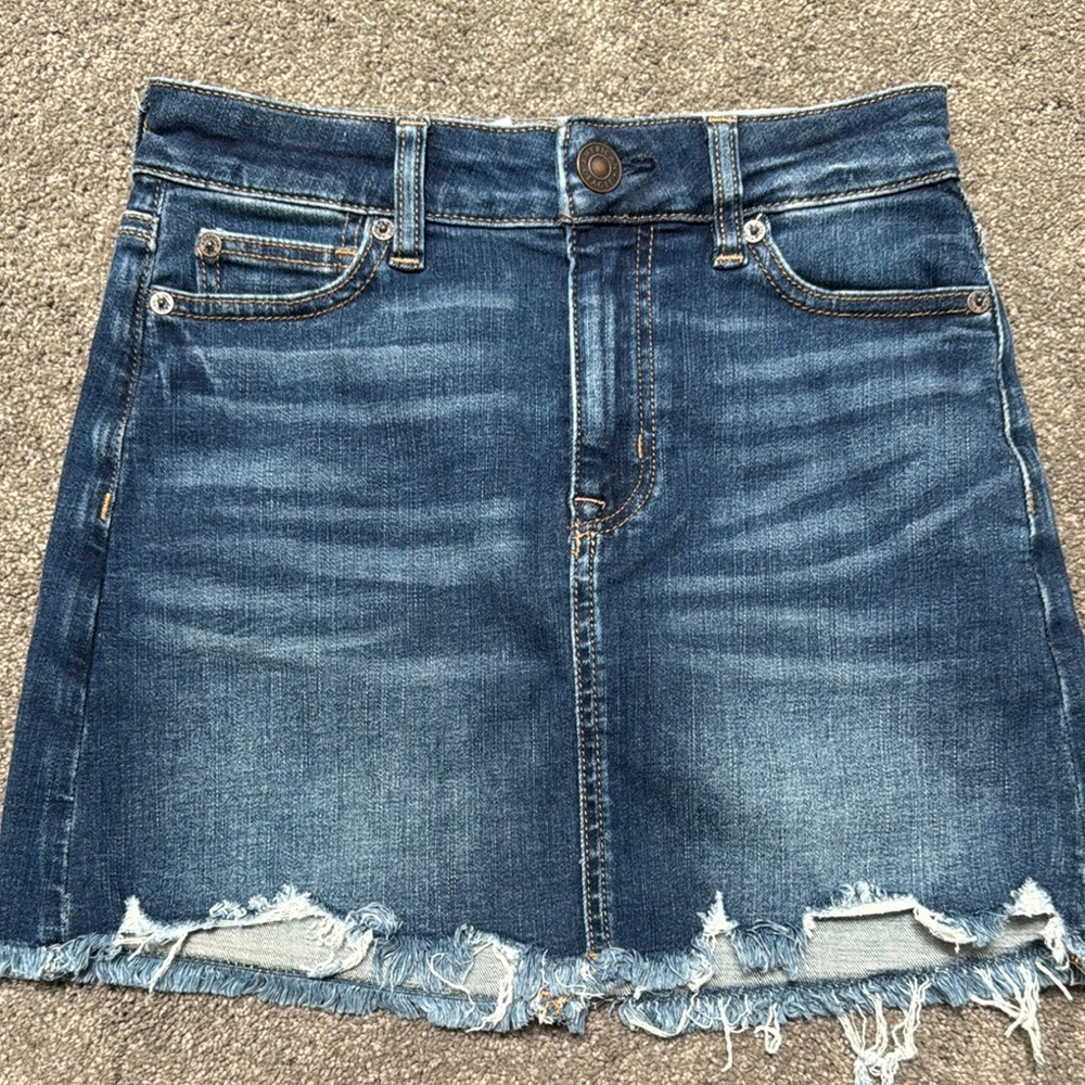 American Eagle Outfitters Blue Mini Pencil Skirt